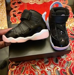 Jordan Nike Air 6 Rings TD 'Black Arctic Punch White